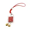 Amuleta Feng Shui cu Mantra Shurangama si clopotei, 12cm, imagine 2