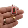 Amuleta Feng Shui cu Mantra Shurangama si clopotei, 12cm, imagine 4