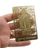 Card Feng Shui din metal God of Happiness, imagine 3