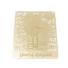 Card Feng Shui din metal God of Longevity