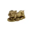 Set 8 statuete Feng Shui Iepuras din rasina aurie, 4-5cm, imagine 7