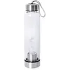 Sticla pentru apa cu cristal natural Cristal de stanca, 24cm, Alege cristalul: Cristal de stanca