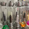 Sticla pentru apa cu cristal natural Cuart fumuriu, 24cm, Alege cristalul: Cuart fumuriu, imagine 4