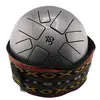 Toba metalica cu 8 note si simbolul OM, handpan - 22cm, imagine 4