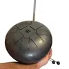 Toba metalica cu 8 note si simbolul OM, handpan - 35cm, imagine 6