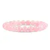 Bratara din Cuart Roz 4-4,5mm, pe elastic, 19cm, sfere