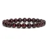 Bratara din Granat 5-6mm, pe elastic, 19cm, sfere