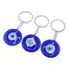 Breloc Feng Shui cu ochi protector din sticla, rotund 3,5cm, imagine 3