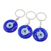Breloc Feng Shui cu ochi protector din sticla, rotund 4cm, imagine 2