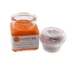 Lumanare din ceara de soia Scentas cu cristale naturale Cuart roz si Aventurin, portocale, 75g, Alege aroma: Portocale, imagine 2