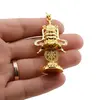 Amuleta Feng Shui din metal cu Roata Dharma 2023, imagine 3