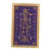 Card Feng Shui din metal Kuan Kung cu dragon, impotriva tradarii, imagine 2