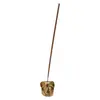 Suport ardere betisoare parfumate, cap de elefant din metal auriu, imagine 2