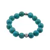 Inel pe elastic cu turcoaz si argint 925, sfere 3-4mm, imagine 2