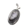 Pandantiv Opal dendritic cu montura din argint 925, A1