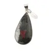 Pandantiv African Bloodstone cu montura din argint 925, A11