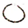 Bratara Turmalina multicolora heishi 4-5mm si argint 925, imagine 2