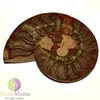 Bratara Attitude granat verde disc 6mm si argint 925