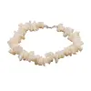 Bratara sidef alb pietre chips 8-10mm, imagine 2