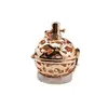 Suport pentru cristale auriu model rotund cu mustati, 28mm, imagine 3