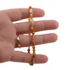 Bratara agat maro natural dantelat sfere fatetate 4mm, imagine 3
