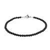 Bratara onix negru mat sfere 3mm, imagine 2
