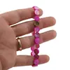 Bratara Sidef roz banuti 8mm si cruciulita, imagine 3