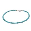 Bratara turcoaz sfere fatetate 3mm, imagine 2