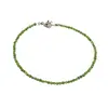 Bratara agat verde inchis sfere fatetate 2mm