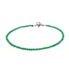 Bratara agat verde sfere 2mm, imagine 2
