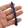 Bratara lapis lazuli discuri fatetate 8mm si discuri mici 4mm, imagine 3