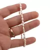 Bratara perle de cultura lunguiete albe 4-5mm, imagine 3