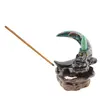 Suport ardere conuri parfumate cascada - backflow si betisoare parfumate, semiluna cu pesti F81, imagine 3