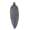 Suport din ceramica pentru ardere betisoare si conuri parfumate, frunza si testoasa albastra, 26cm AR92A, imagine 2
