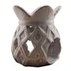 Vas aromaterapie din ceramica cu model ananas, alb, 12cm, AR103, imagine 3