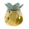Vas aromaterapie din ceramica cu model ananas, galben, 12cm, AR103, imagine 3
