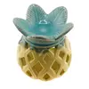 Vas aromaterapie din ceramica cu model ananas, galben, 12cm, AR103