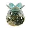 Vas aromaterapie din ceramica cu model ananas, verde, 12cm, AR103, imagine 3