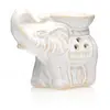 Vas aromaterapie din ceramica cu model Elefant alb AR10
