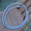 Colier calcedonie discuri 3mm si argint 925