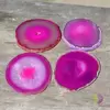 Felie agat roz 60-70mm