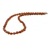 Colier granat hessonit cub 5-6mm si discuri fatetate 4mm, imagine 2