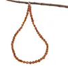 Colier granat hessonit cub 5-6mm si discuri fatetate 4mm, imagine 3