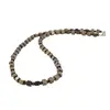 Colier pirita cub 4-5mm si discuri fatetate 3mm, imagine 2