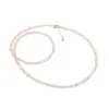 Colier Cuart roz discuri fatetate manual 3-4mm, imagine 3