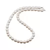 Colier Perle de cultura albe lunguiete 8-9mm