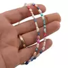 Colier Perle de cultura colorate lunguiete 3-5mm, imagine 5