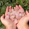 1 Kg cristale naturale brute Cuart roz, calitatea A
