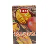Conuri parfumate fumigatie HEM Mango backflow, 10 buc
