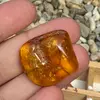 Chihlimbar rulat, cristal natural unicat, A15